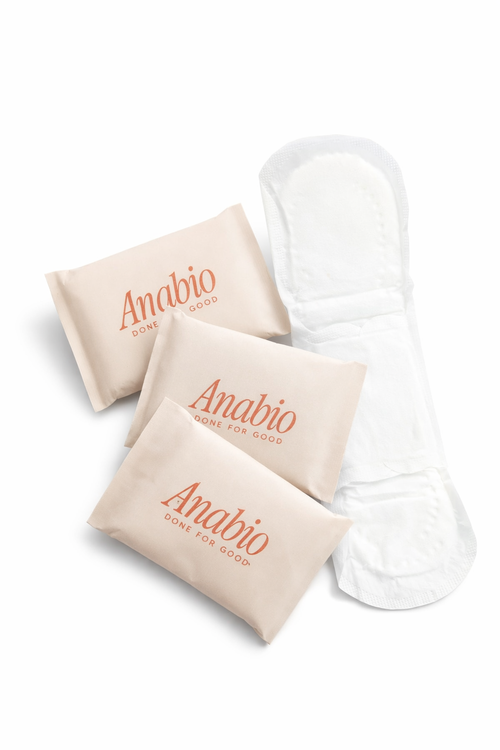 Pack of 10 flushable sanitary pads