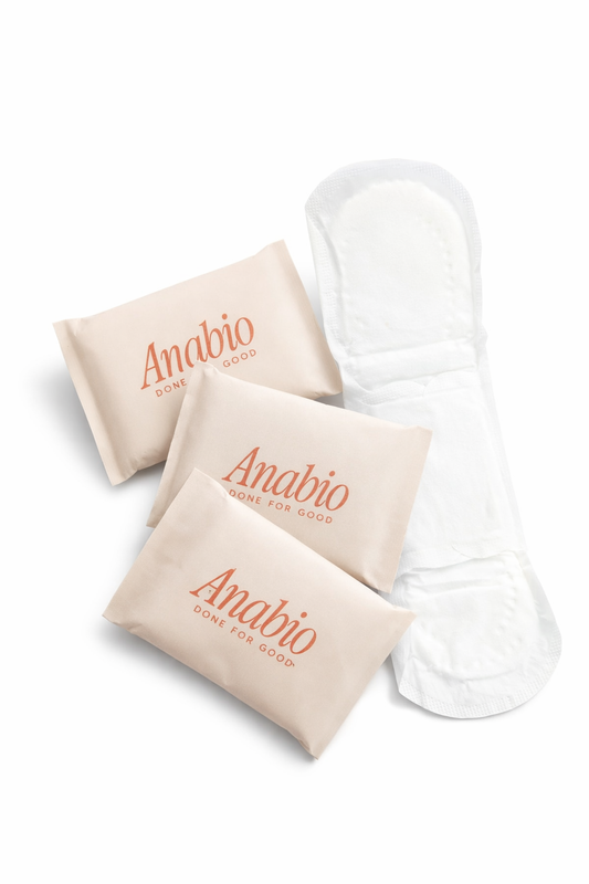 Pack of 10 flushable sanitary pads